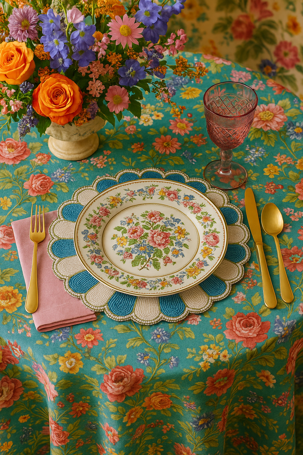 The Carousel Beaded Placemat | Sold Individually
