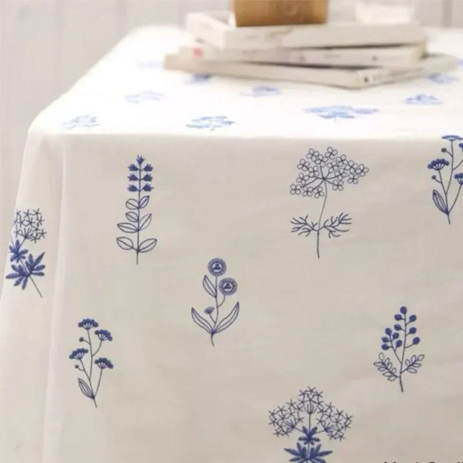 Embroidered Cotton Tablecloth