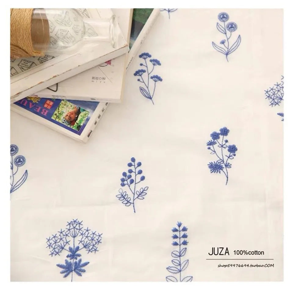 Embroidered Cotton Tablecloth