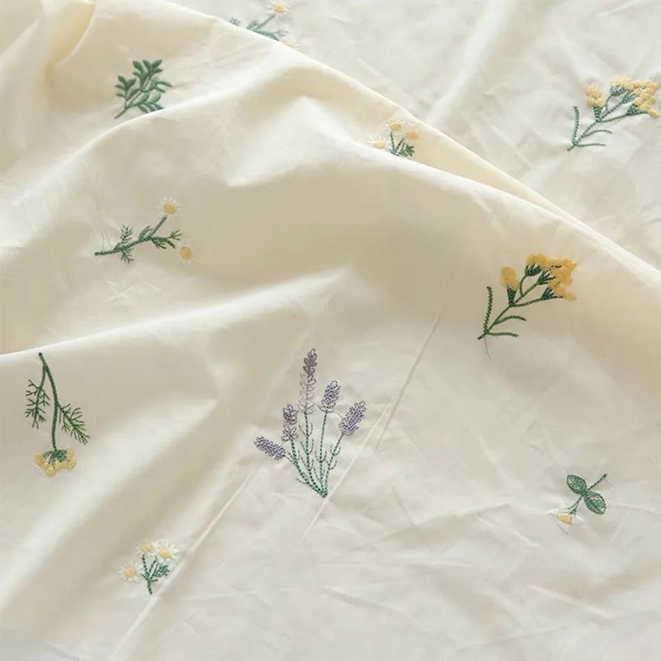 Embroidered Cotton Tablecloth