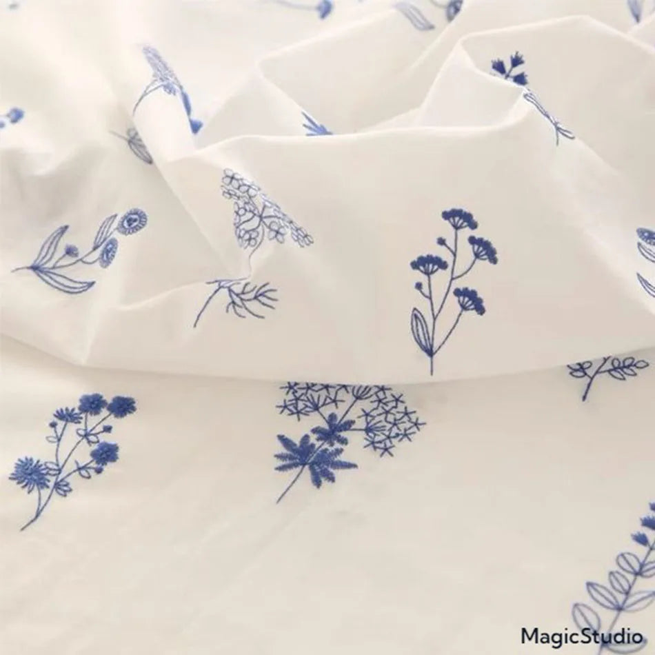 Embroidered Cotton Tablecloth