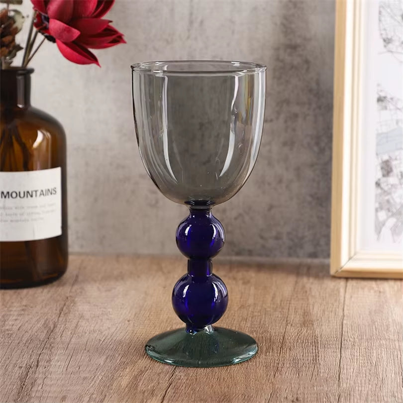 Contrast Color Wine & Water Glasses | 1pc