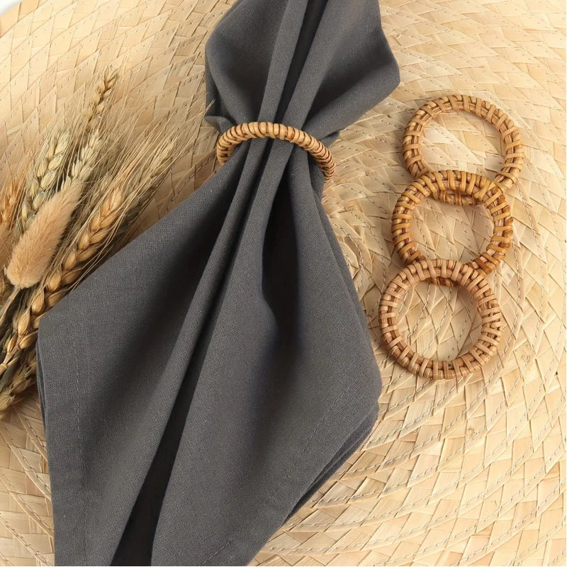 The Wicker Loop Napkin Ring (Set of 12)